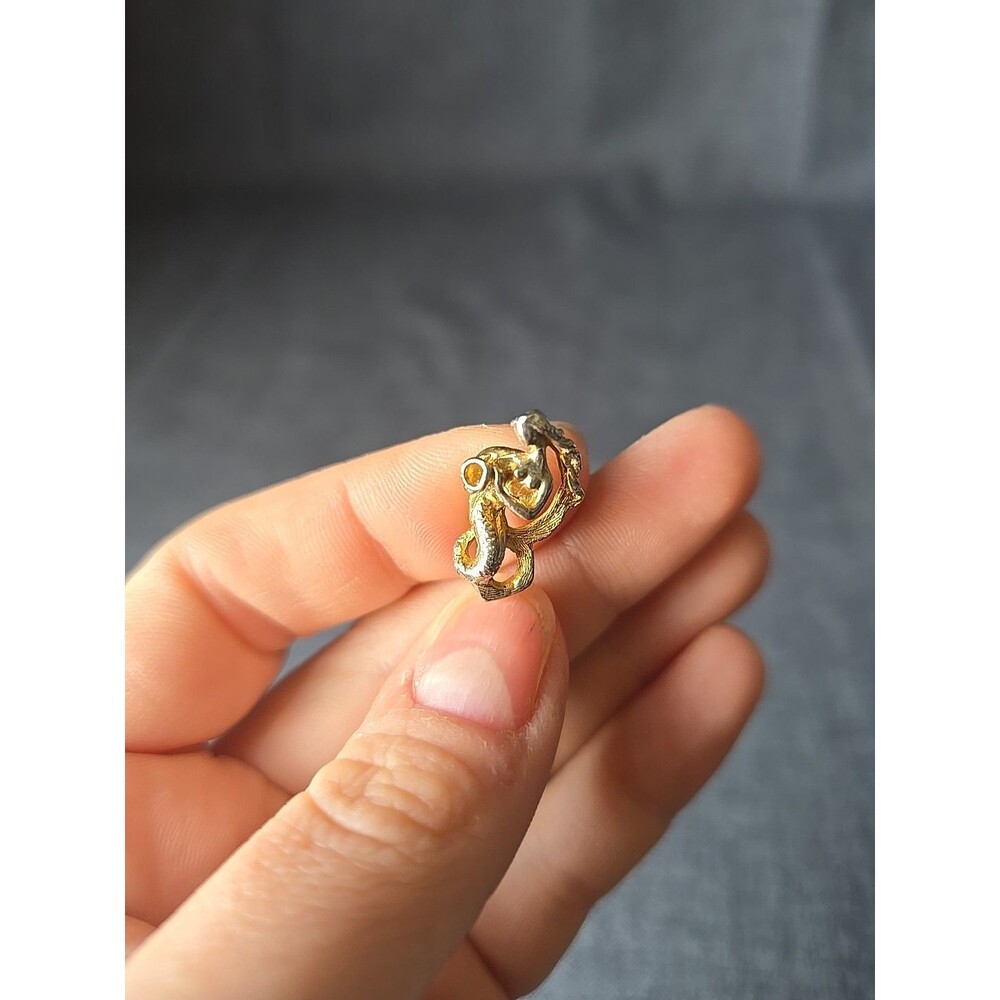 Vintage Metal Mermaid Stick Pin Whimsical Fairycore Grandma Accessory Details